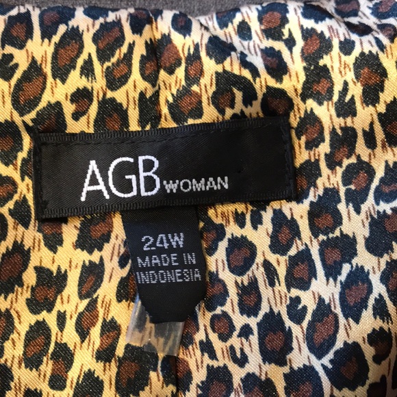 Gray suit jacket, lined, seamed, full bust - Picture 4 of 4